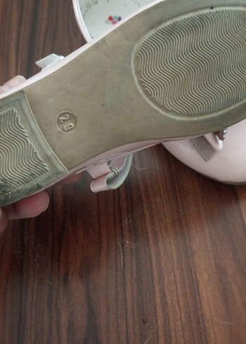 Kız Çocuk Pembe Fiyonklu Babet Ayakkabı - Görsel 2