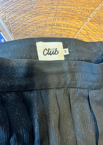 Piliseli Siyah Midi Etek - Görsel 5