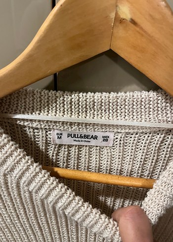 merserize Bisiklet Yaka Bej Triko Kadın Kazak - Görsel 2