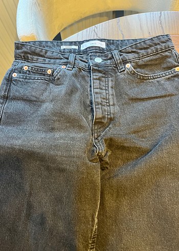 2 adet hiç giyilmemiş mango kot siyah ve gri - Görsel 8