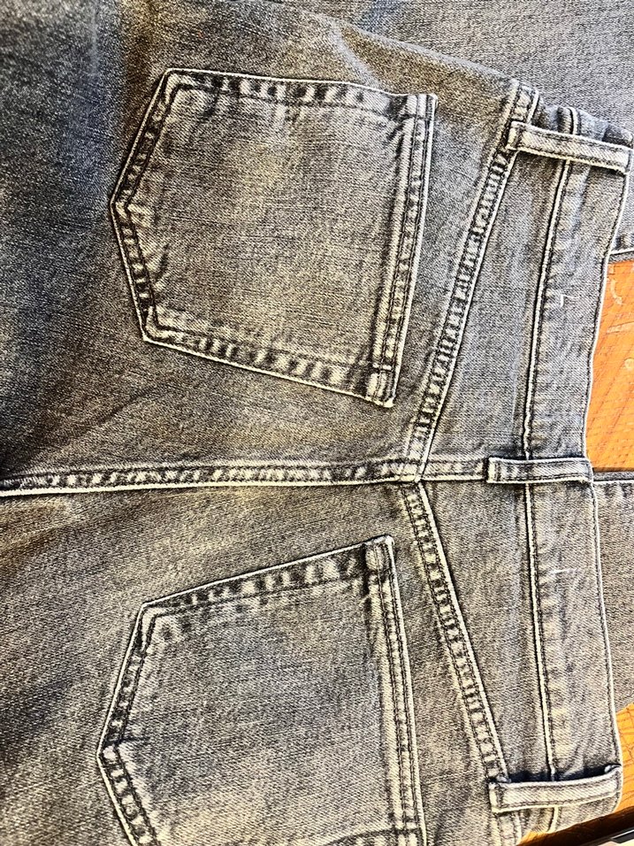 2 adet hiç giyilmemiş mango kot siyah ve gri - Görsel 4