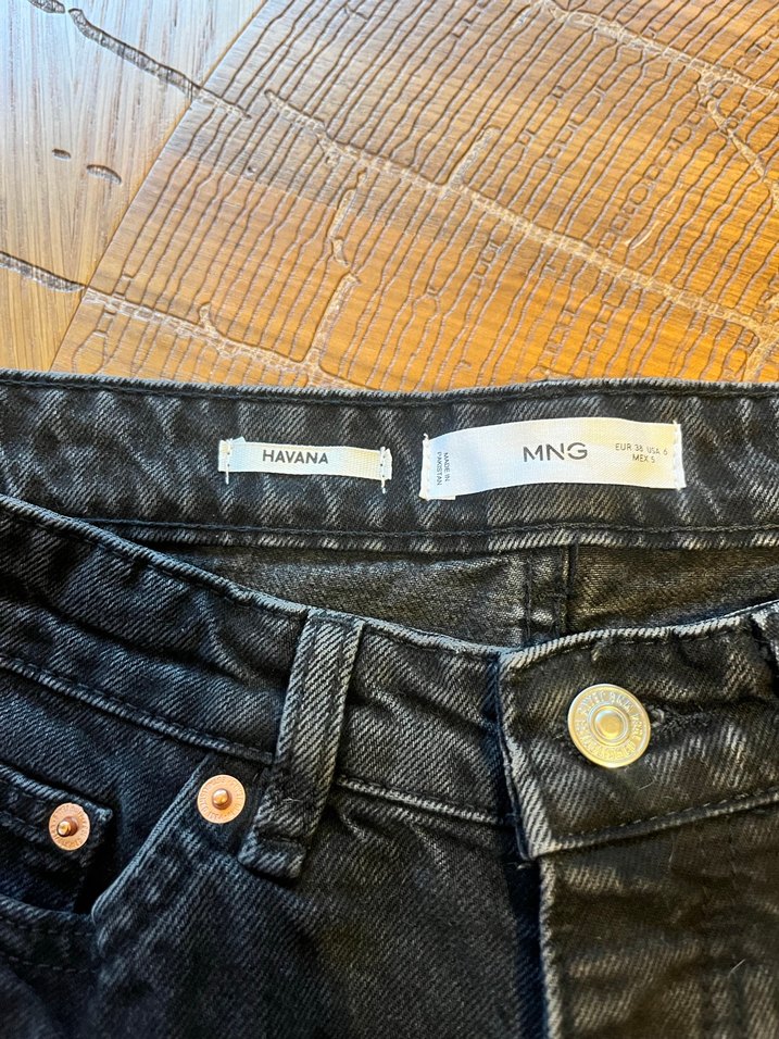 2 adet hiç giyilmemiş mango kot siyah ve gri - Görsel 5