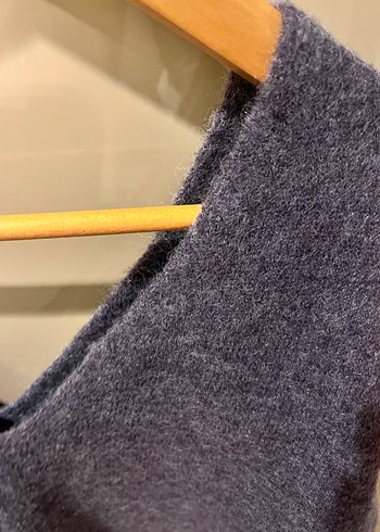 Beyaz V Yaka Örgü Kadın Süveter 2 Adet yüN - Görsel 7