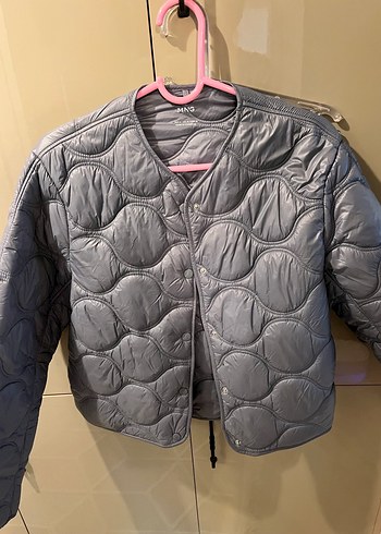 Gri Düğmeli Kadın Midi Ceket - Görsel 2