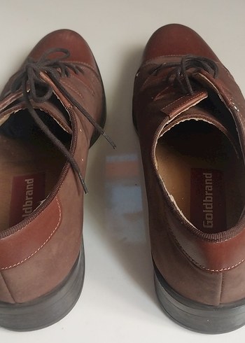 Klasik Kahverengi Deri Bağcıklı Erkek Ayakkabı - Görsel 3