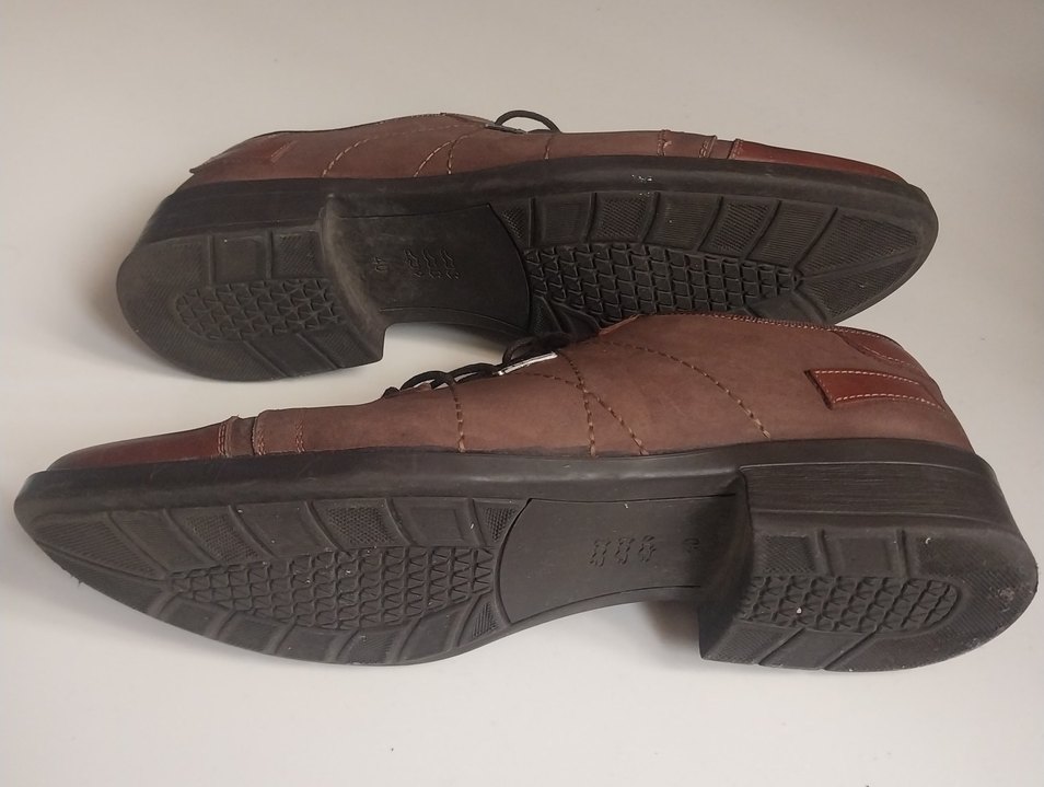 Klasik Kahverengi Deri Bağcıklı Erkek Ayakkabı - Görsel 4