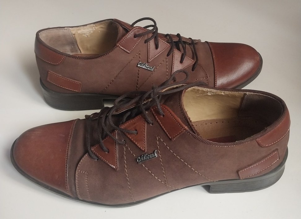 Klasik Kahverengi Deri Bağcıklı Erkek Ayakkabı - Görsel 2