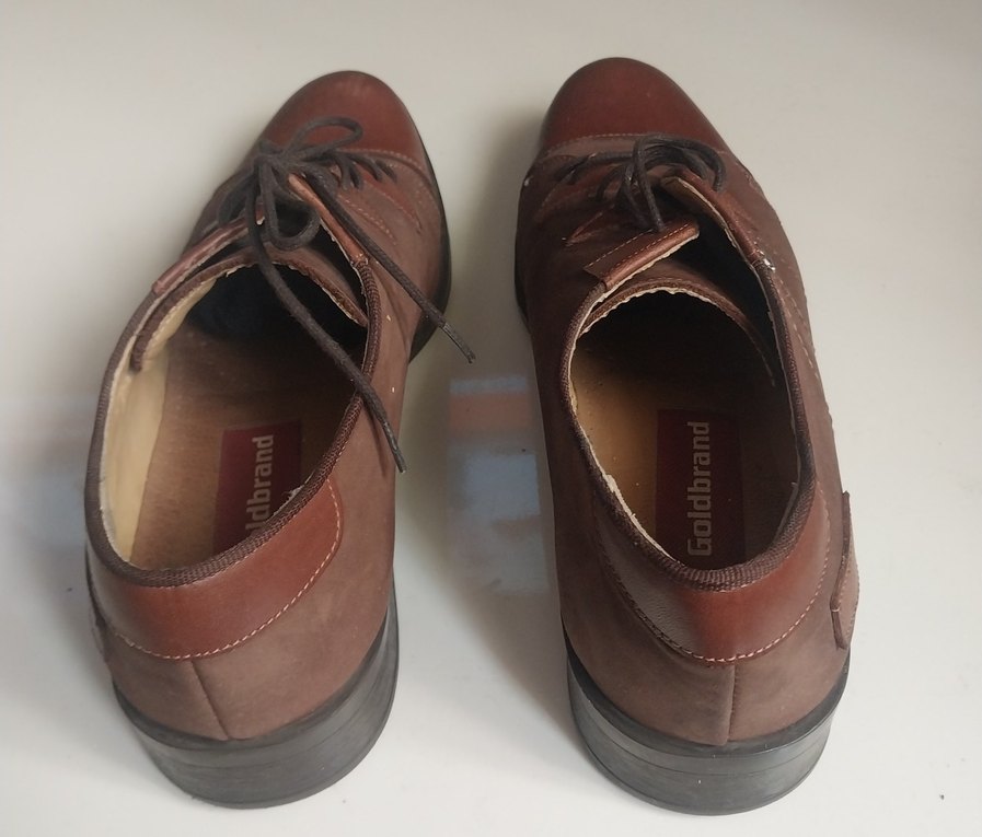 Klasik Kahverengi Deri Bağcıklı Erkek Ayakkabı - Görsel 3