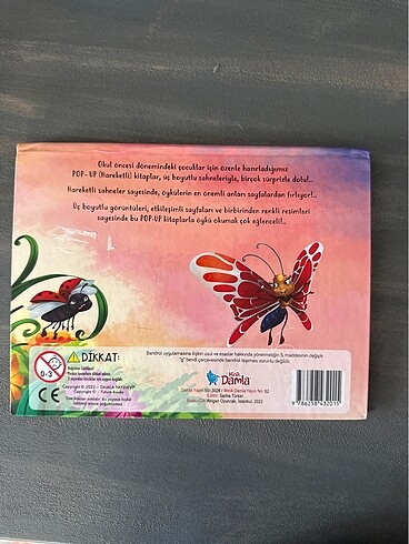  Beden Renk Çalışkan Karınca Hareketli Kitap