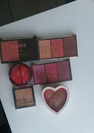 h&m alliklar ve bir adet high lighter