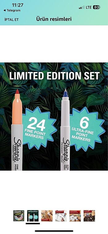 Diğer sharpie 30lu kalem seti