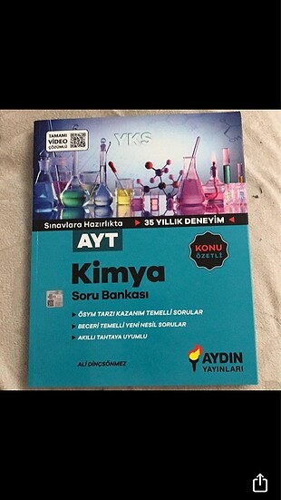 Ayt kimya soru bankası Aydın Yayınları