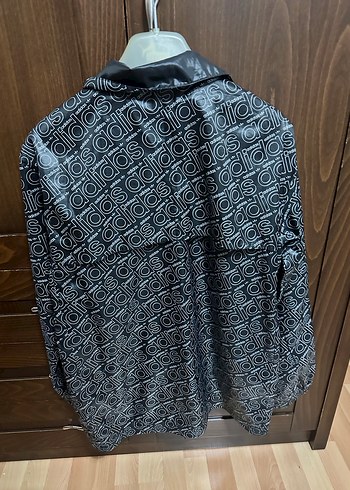 Siyah Adidas Fermuarlı Erkek Rüzgarlık - Görsel 2