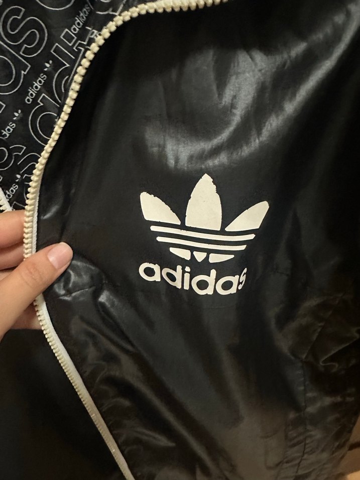 Siyah Adidas Fermuarlı Erkek Rüzgarlık - Görsel 5