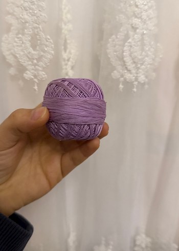 Ören Bayan Lila Renkli El İşi İpliği - Görsel 2