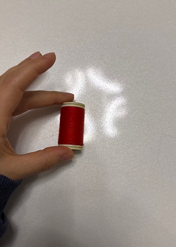 Altın Başak Poly 2 Adet Kırmızı Dikiş İpi Makara - Görsel 3