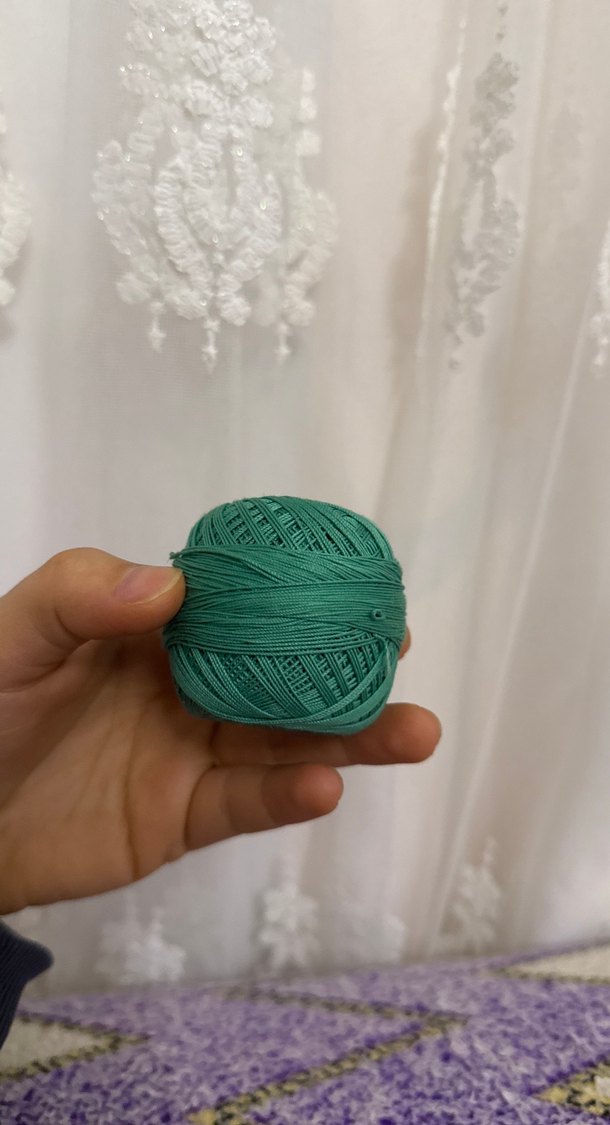 Ören Bayan Yeşil Dantel İpi - Görsel 2