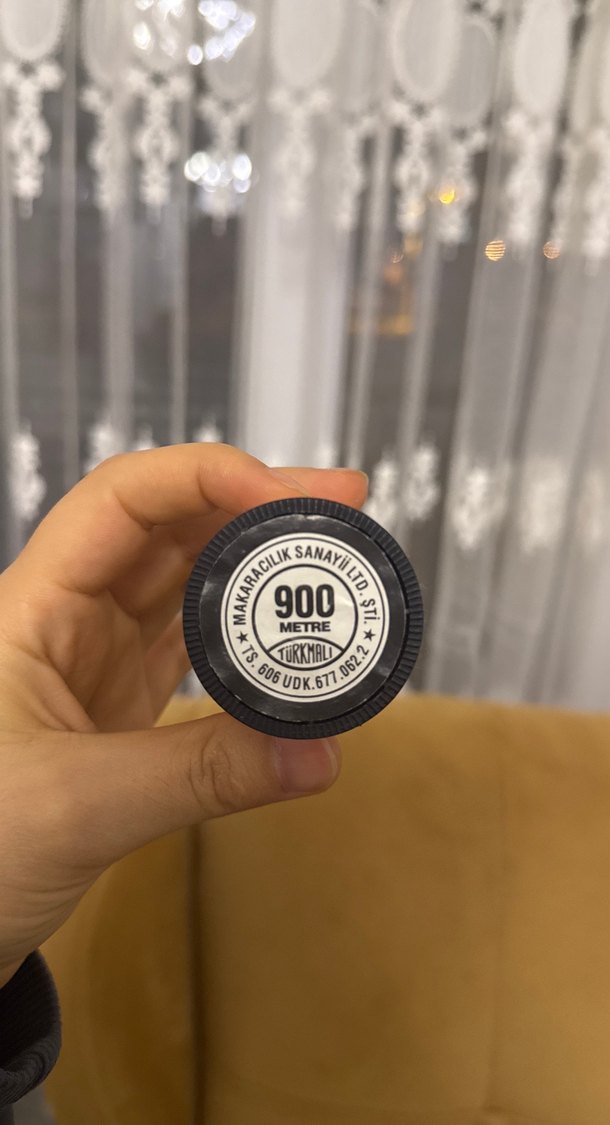 Beyaz 900 metre İplik Bobini - Görsel 3