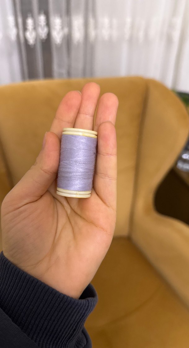 Altın Başak Poly Lila Renkli İplik Bobini - Görsel 2