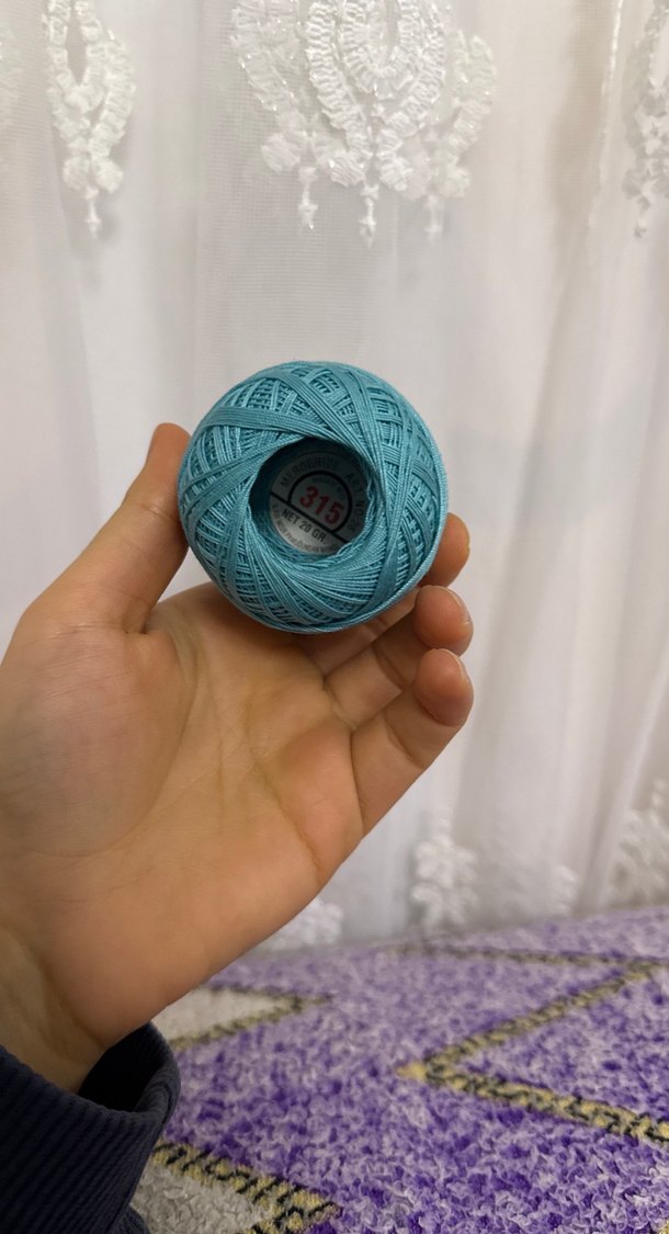 Altın Başak Mavi İnce Nakış İpliği - Görsel 3