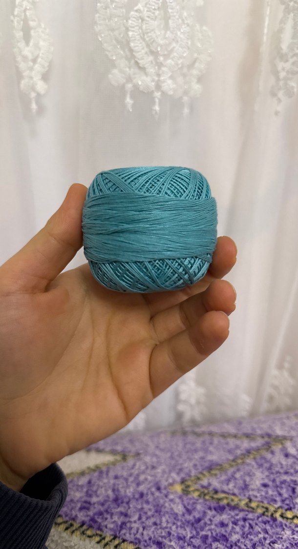 Altın Başak Mavi İnce Nakış İpliği - Görsel 2