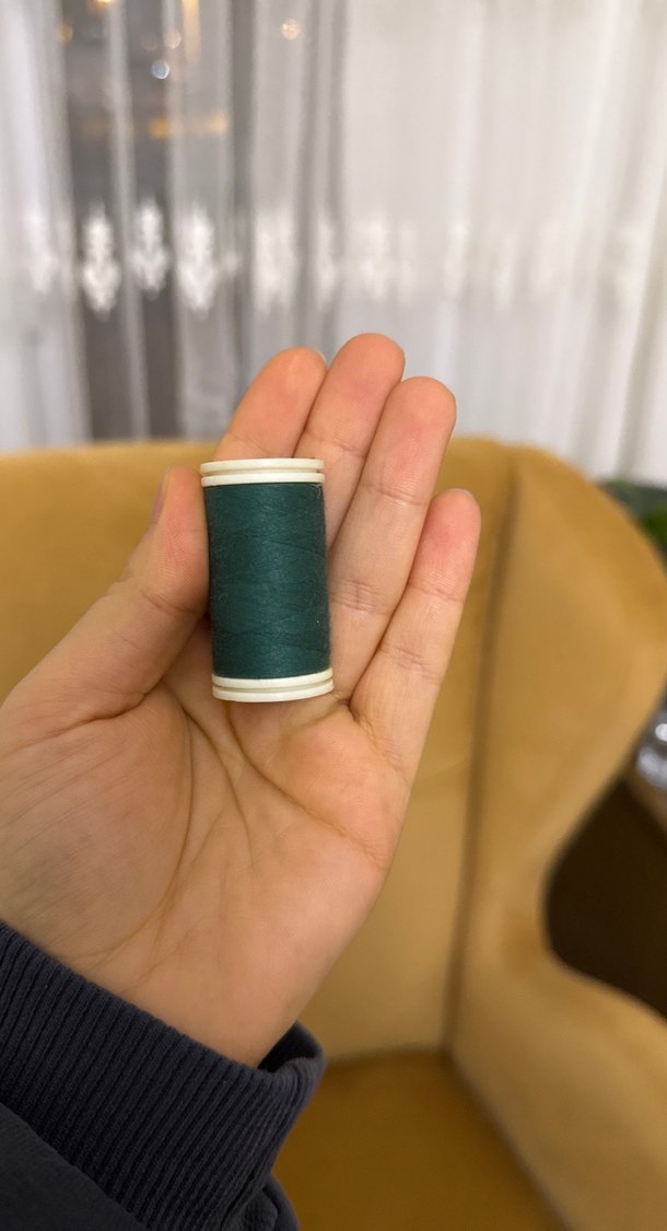 Altın Başak Poly 2 Adet Koyu Yeşil İplik - Görsel 2