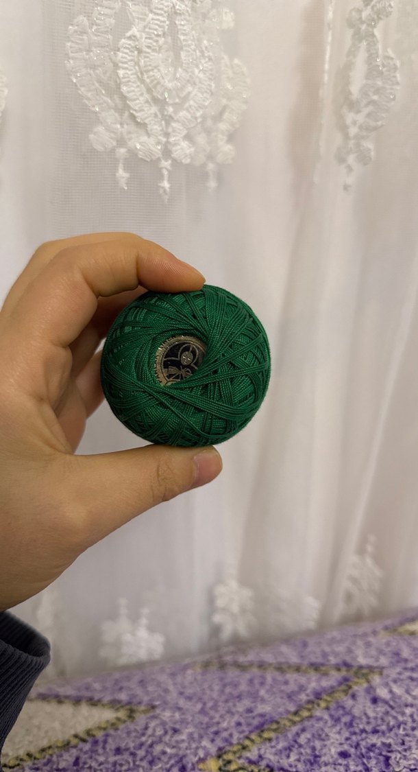 Ören Bayan Yeşil El İşi İpi - Görsel 2