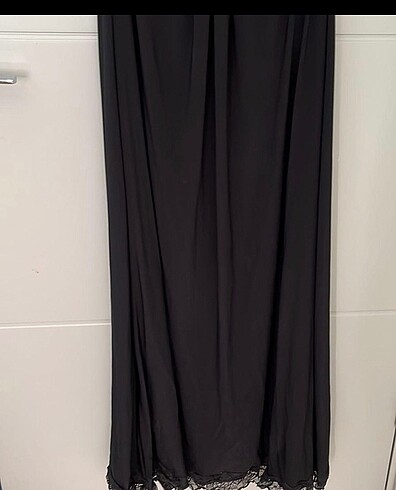 38 Beden Siyah uzun abiye elbise