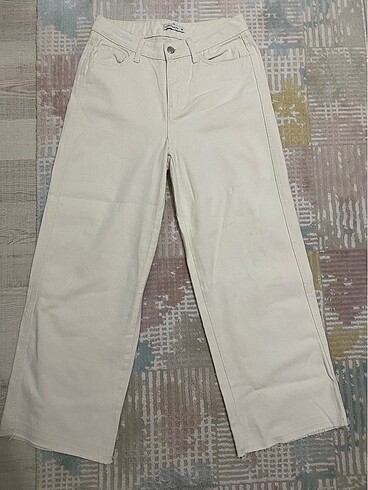 bej rengi plazzo jean