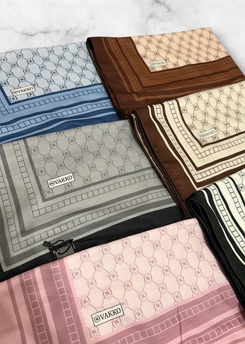 V desen pamuk şal - Görsel 10