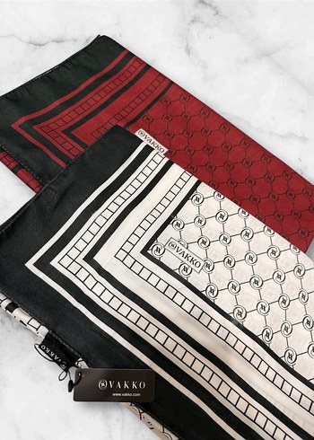 V desen pamuk şal - Görsel 12