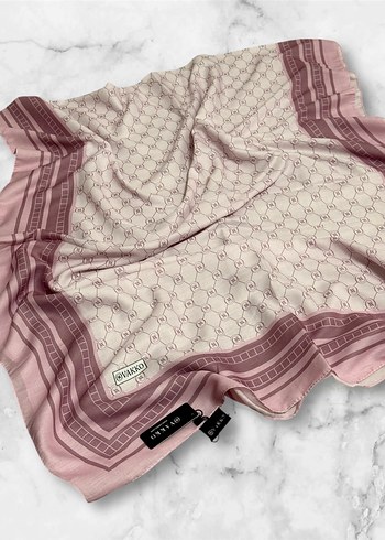 V desen pamuk şal - Görsel 6