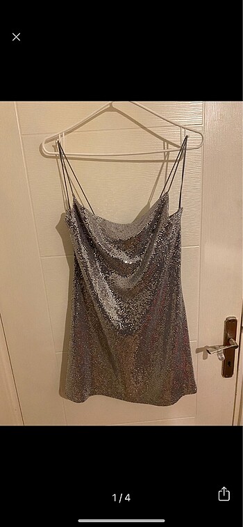 Bershka pullu mini elbise bershka