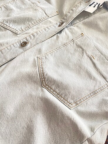 Zara denim ceket - Görsel 3