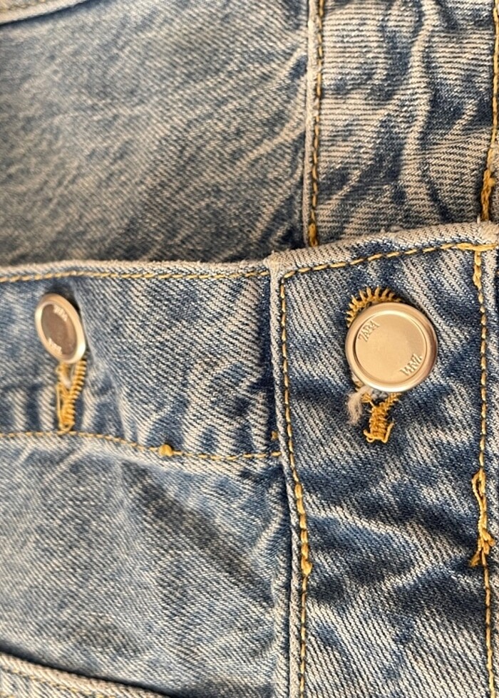 Zara jean elbise - Görsel 3