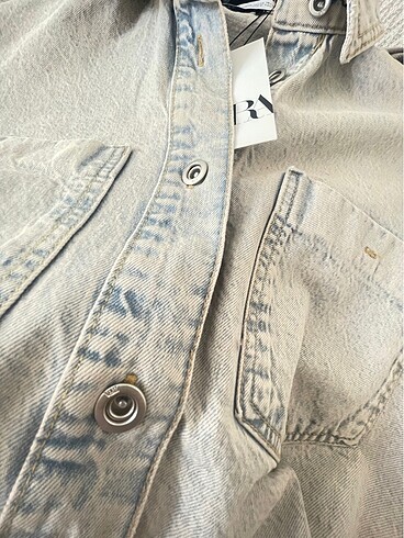 Zara denim ceket - Görsel 3