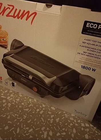 Arzum Arzum Ar2005 Eco Panini Izgara ve Tost Makinesi