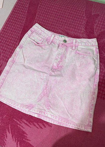 Pembe Mini Kot Etek