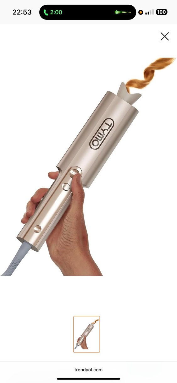 TYMO CurlPro Plus Otomatik Döner Saç Maşası - Görsel 2