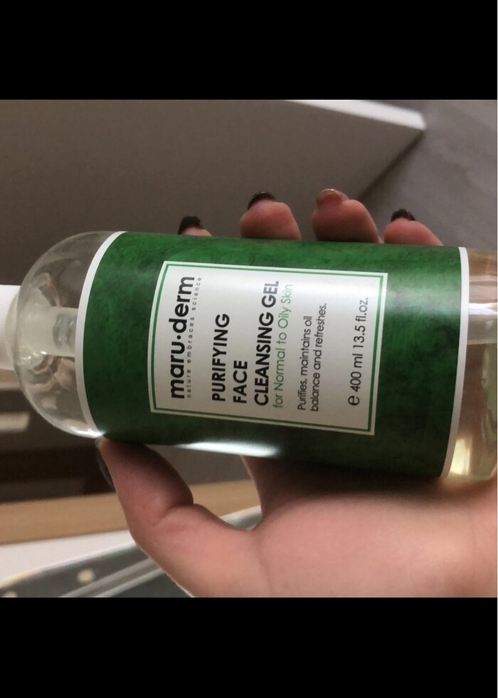 Maru derm purifying face cleaning gel - Görsel 2