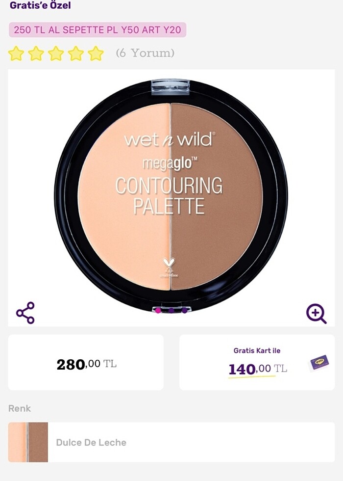 Wet n wild kontör paleti - Görsel 2