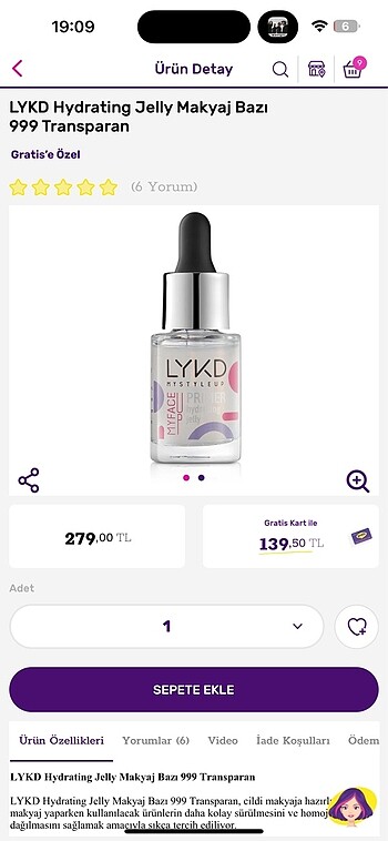 Lykd makyaj bazı primer