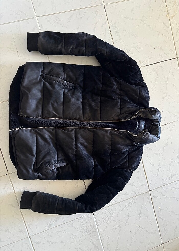 Unisex içi kürklü mont - Görsel 2