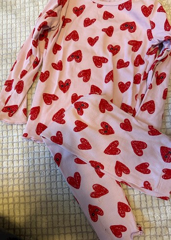 18-24 Ay Beden Kız Çocuk Pijama Takımı Uzun Kollu