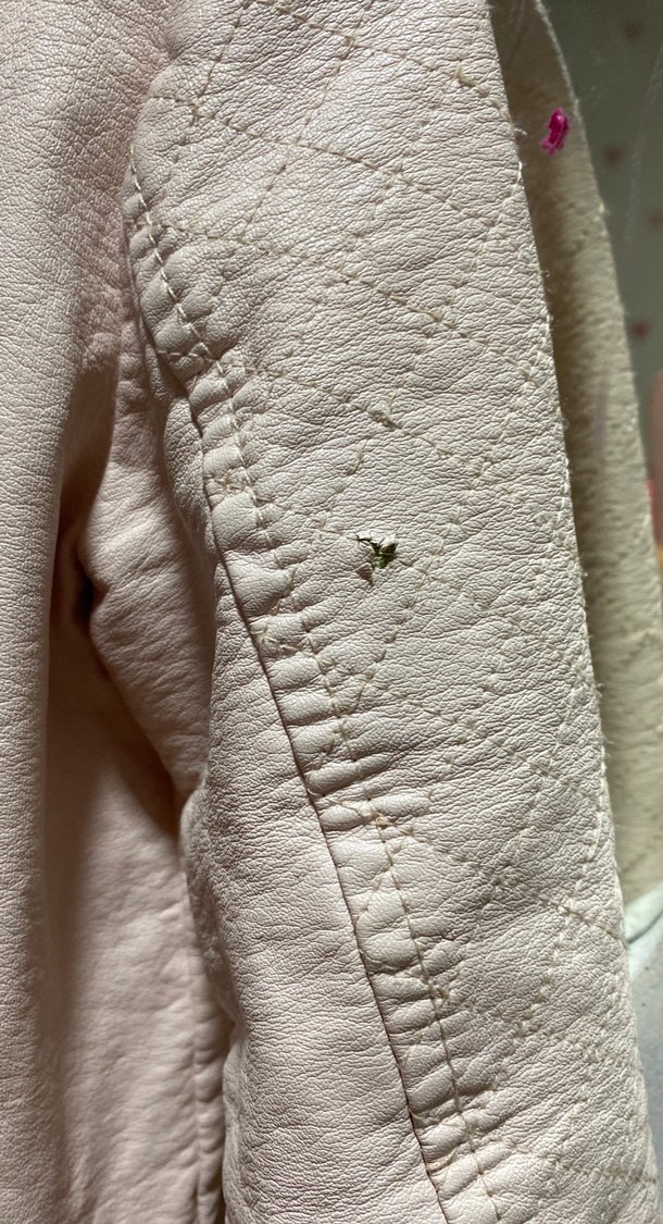 Bej Deri Kız Çocuk Ceket - Görsel 2