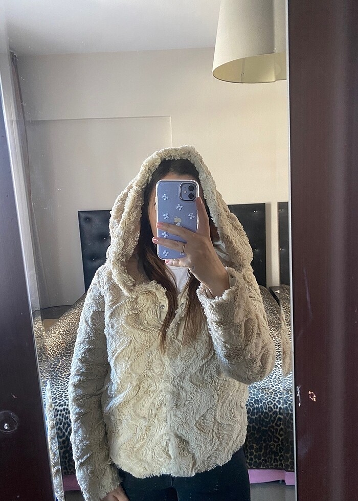 Vera moda peluş kürk - Görsel 3