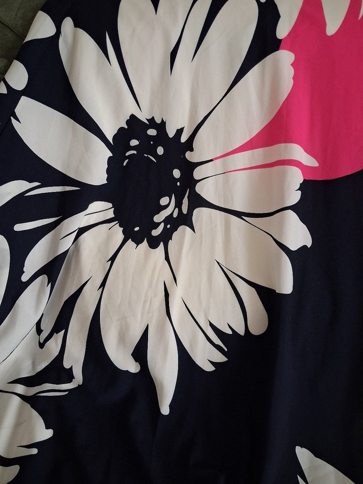 Pembe Çiçek Desenli Uzun Hamile Etek - Görsel 3