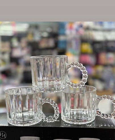 3lü cam kupa