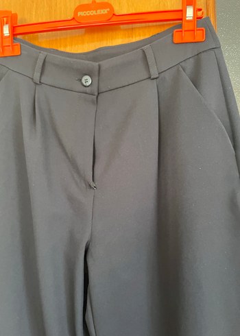 Kadın Siyah Kumaş Pantolon - Görsel 2