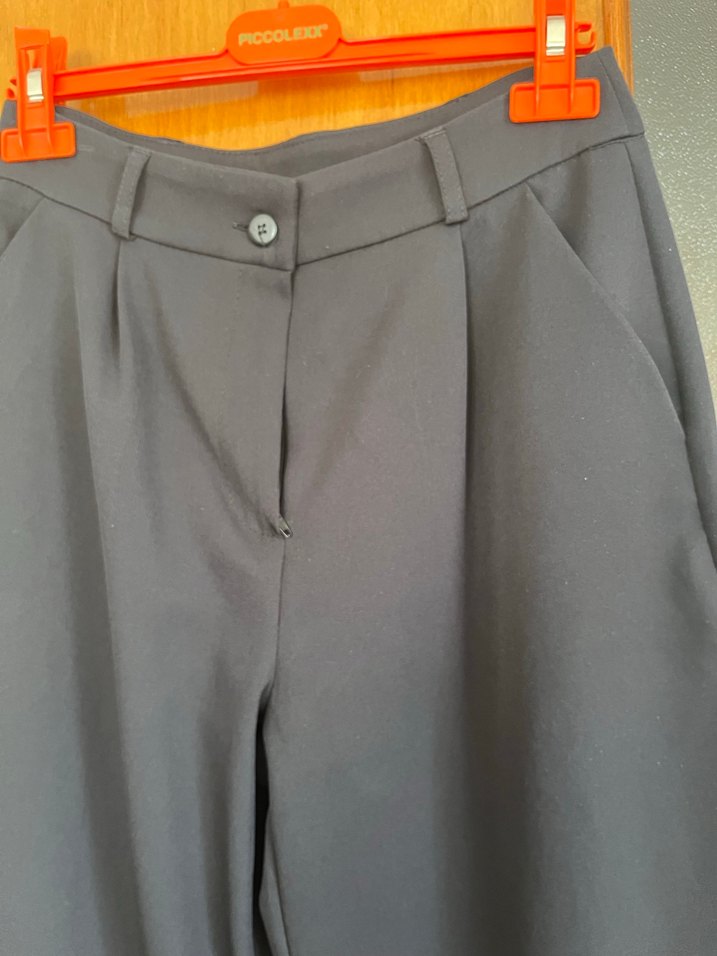 Kadın Siyah Kumaş Pantolon - Görsel 2